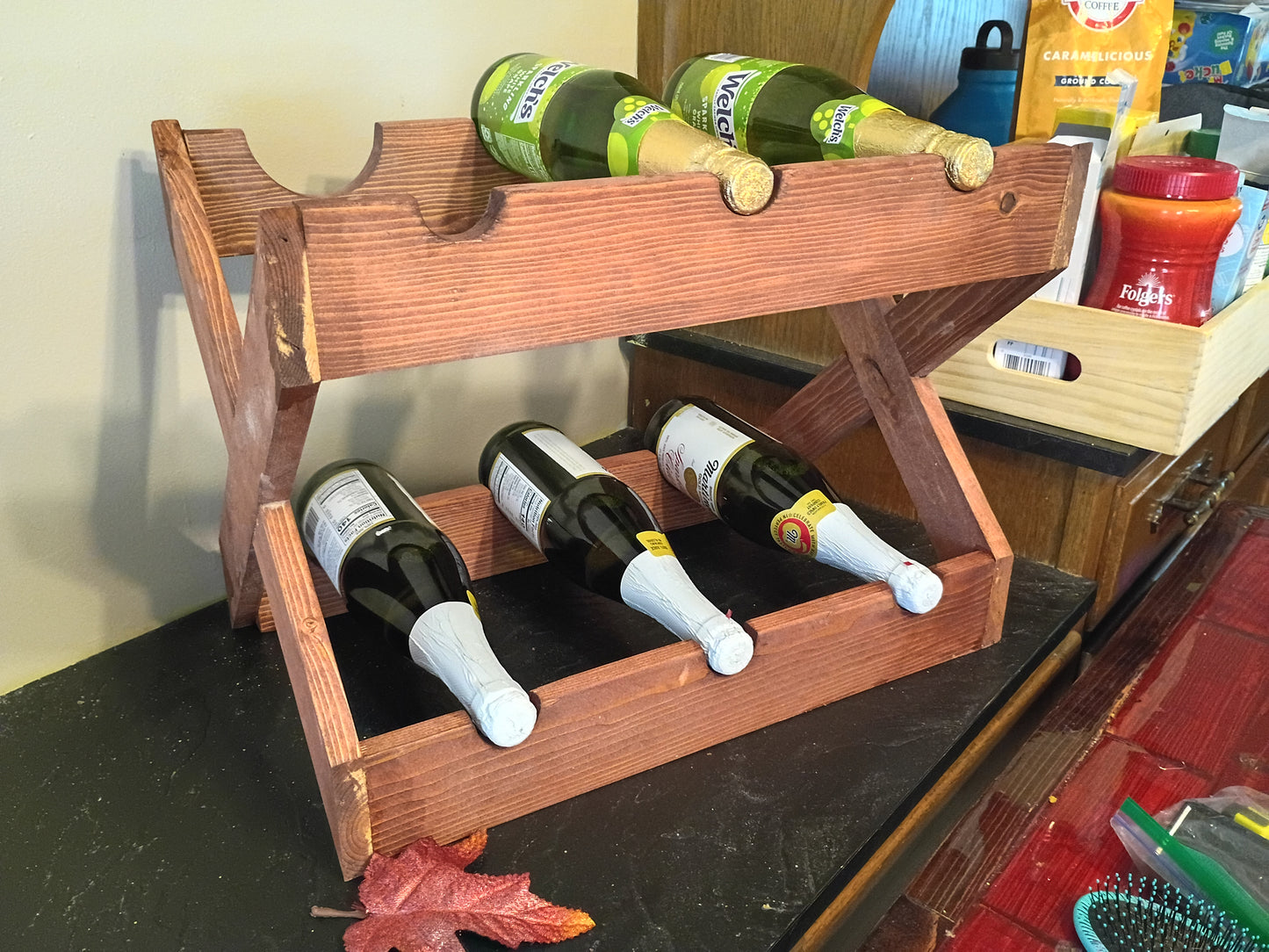 Rustic Wine Rack