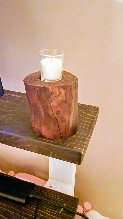 Black Walnut Candle Holder
