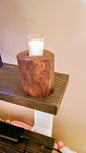 Black Walnut Candle Holder