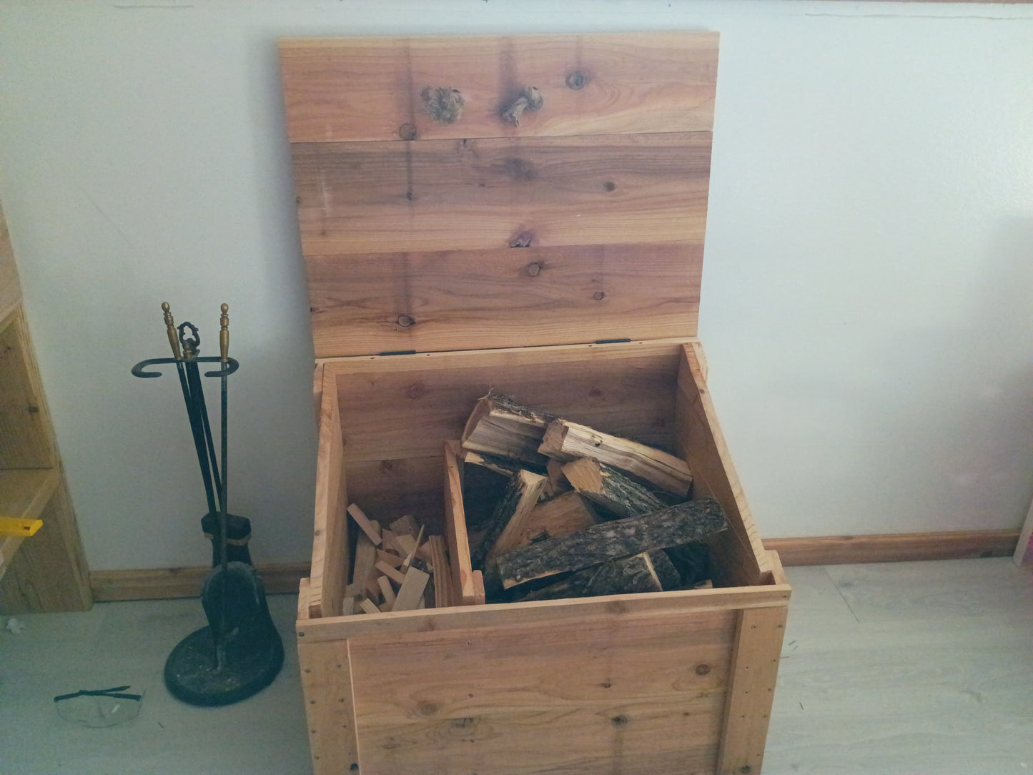 Rustic Firewood Storage