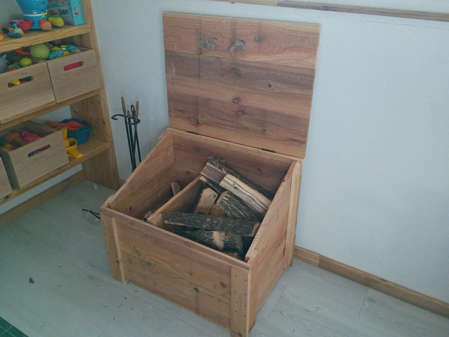 Rustic Firewood Storage