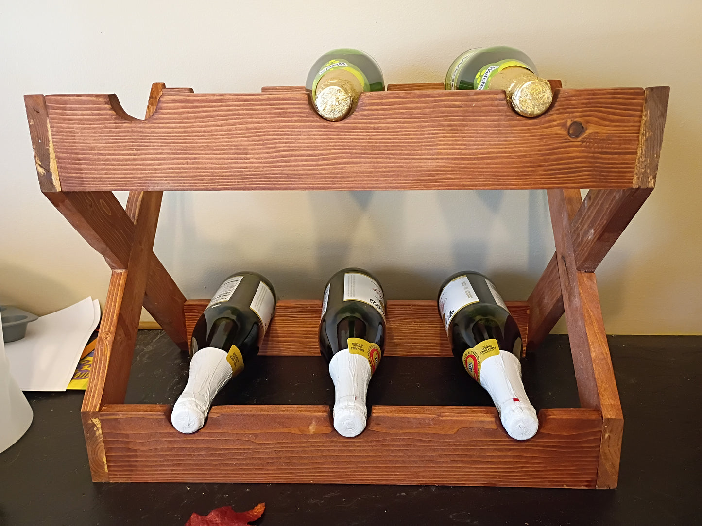 Rustic Wine Rack