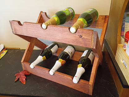 Rustic Wine Rack