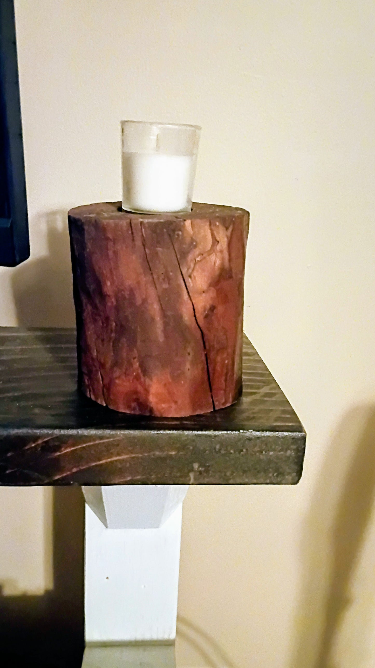 Black Walnut Candle Holder